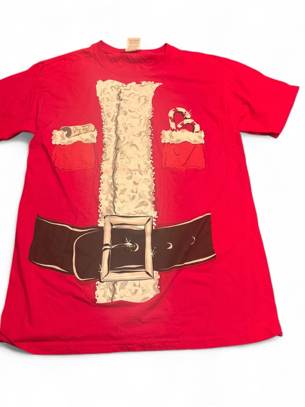 Red Santa Belt Graphic Tee